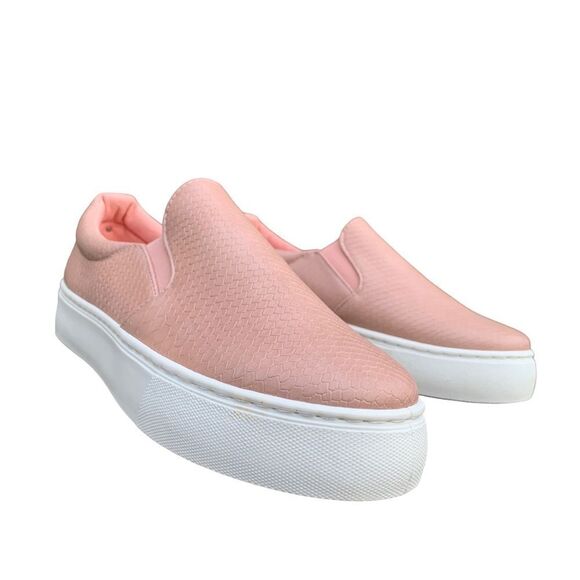 New! Journee Partrice Blush Print Platform Slip on Sneakers Shoes sz 9 - Picture 13 of 13